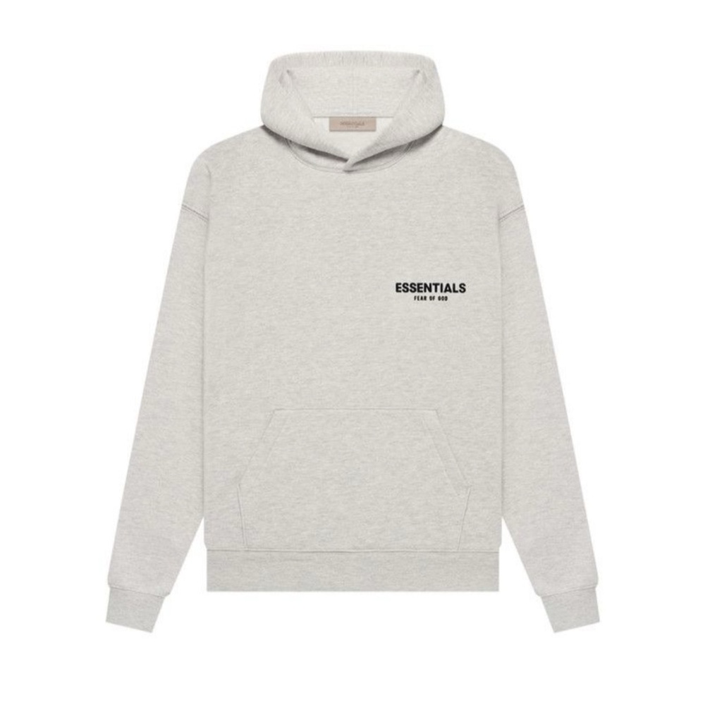 Fear of God ESSENTIALS Light oatmeal Pullover Hoodie men’s large authentic